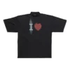 „I Love“-T-Shirt, Large Fit „Schwarz“ 744439TOVH39034