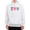 „I Love U“-Hoodie „Weiß“ 570811TJVL69040
