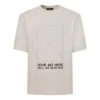 IHRE ANZEIGE HIER Oversized-T-Shirt „Beige“ 676589TLVF49054