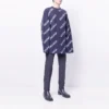 Intarsia-Strickpullover mit Logo „Schwarz“ 623283T15674177