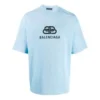 Interlocked BB Regular Fit T-Shirt „Light Blue“ 578139TGV755840