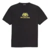 Interlocked BB Regular Fit T-Shirt „Schwarz“ 578139TEV481361