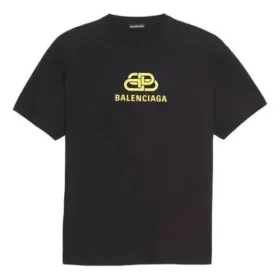 Interlocked BB Regular Fit T-Shirt „Schwarz“ 578139TEV481361