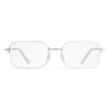 Invisible Rectangle Sonnenbrille „Silber“ 768058T00051402