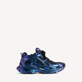 Irideszenter Herren-Sneaker in Blau