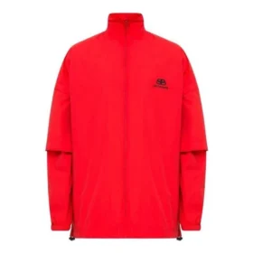 Jacke mit doppeltem Reißverschluss und Ärmeln „Red“ 602278TG0116010