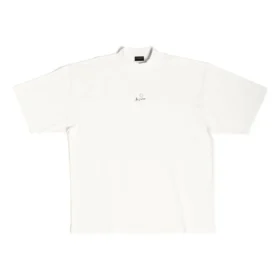 „Je t’aime“-T-Shirt, Large-Passform „Weiß“ 744439TOVM79079