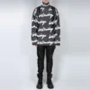 Jersey-Pullover mit Rollkragen und Scribble-Logo „Schwarz“ 625927T31801070