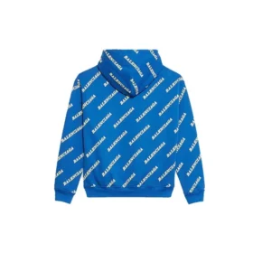 Kapuzen-Hoodie mit Kordelzug und durchgehendem Alphabet-Logo-Print, blau 612959TIV715011 Kapuzen-Hoodie mit Kordelzug und durchgehendem Alphabet-Logo-Print, blau 612959TIV715011