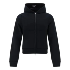 Kapuzen-Hoodie mit Reißverschluss „Black“ 790382TQVN91000 Kapuzen-Hoodie mit Reißverschluss „Black“ 790382TQVN91000