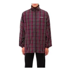 Karierte Jacke mit durchgehendem Reißverschluss „Multicolor“ 571434TGM316067