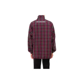 Karierte Jacke mit durchgehendem Reißverschluss „Multicolor“ 571434TGM316067