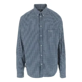 Kariertes Langarmhemd „Blue“ 690340TMM373768