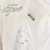 Klassischer Herren-Hoodie mit Reißverschluss in Weiß
