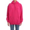 Klassischer Logo-Hoodie in schlichter Farbgebung, minimalistisch, rosa 570798THV775630