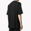 Klassisches Logo, groß, kurzärmelig, Unisex, schwarz 620941TIV501070