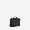 Kleine Herren-Messenger-Tasche im Army-Stil in Schwarz