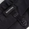Kleine Herren-Messenger-Tasche im Army-Stil in Schwarz