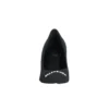 Knife 2.0 80 mm Pump „Schwarz-Weißer strukturierter recycelter Strick“ 671123W2CW11090