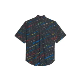 Kurzarm-Shirt mit Logo-Print „Black“ 556869TDL542771
