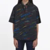 Kurzarm-Shirt mit Logo-Print „Black“ 556869TDL542771