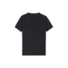 Kurzarm-Shirt mit Rundhalsausschnitt und Regenbogen-Farbverlauf-Logo, schwarz 570814TEV531000