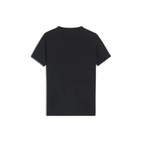 Kurzarm-Shirt mit Rundhalsausschnitt und Regenbogen-Farbverlauf-Logo, schwarz 570814TEV531000 Kurzarm-Shirt mit Rundhalsausschnitt und Regenbogen-Farbverlauf-Logo, schwarz 570814TEV531000