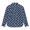 Kurzarm-Shirt mit Scribble-Logo, Large-Fit „Midnight Blue“ 662983TLLJ48502