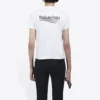 Kurzarm-T-Shirt mit Alphabet-Logo-Aufdruck „White“ 612964TIV529040