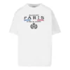 Kurzarm-T-Shirt mit Crown-Logo-Alphabet-Aufdruck, Weiß, 594599TGV489000
