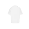 Kurzarm-T-Shirt mit Crown-Logo-Alphabet-Aufdruck, Weiß, 594599TGV489000