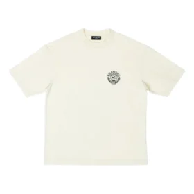 Kurzarm-T-Shirt mit Scissor-Crest-Logo „Cream“ 612966TMVA29069 Kurzarm-T-Shirt mit Scissor-Crest-Logo „Cream“ 612966TMVA29069