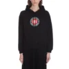 Langarm-Hoodie mit BB-Logo, schwarz 612959TJVD71000