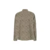 Langarm-Shirt mit durchgehendem Logomuster „Beige“ 662983TNLL19763