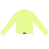 Langarm-Shirt mit Rundhalsausschnitt „Fluo Yellow“ 704103TMVB77204