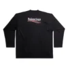 Langarm-T-Shirt für die Political Campaign, Large Fit „Schwarz“ 681046TKVJ11070