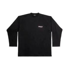 Langarm-T-Shirt für die Political Campaign, Large Fit „Schwarz“ 681046TKVJ11070 Langarm-T-Shirt für die Political Campaign, Large Fit „Schwarz“ 681046TKVJ11070