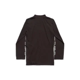 Langarm-T-Shirt ohne Logo „Schwarz-Grau“ 788244TQVK51200 Langarm-T-Shirt ohne Logo „Schwarz-Grau“ 788244TQVK51200