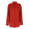 Langarmshirt mit Logo-Aufdruck, rot, 623037TJLI16167