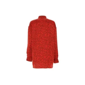 Langarmshirt mit Logo-Aufdruck, rot, 623037TJLI16167