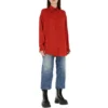Langarmshirt mit Logo-Aufdruck, rot, 623037TJLI16167