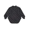 Langarmshirt mit „Typo“-Logo-Print „Schwarz“ 671663TLLJ11070