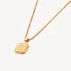 Lange Halskette „Nano Square“ in Gold