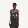 Langes Tie-Dye-Kleid für Damen in Schwarz Langes Tie-Dye-Kleid für Damen in Schwarz