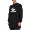 Langärmliges Oversize-Sport-T-Shirt zum Kombinieren „Schwarz-Weiß“ 739027TPVF21070