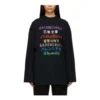 Languages Logo Langarm-T-Shirt „Black Multicolor“ 641667TJVI32771