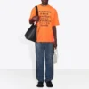 Languages Logo-T-Shirt „Orange Black“ 641614TJVI37513
