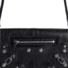 Le Cagole Mini-Flap-Tasche „Black“ 781911210KR1000