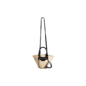 Le Cagole Small Basket „Beige Black“ 7710652AAVE9260