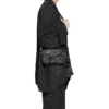 Le Cagole Xs Flap Bag mit Piercings „Schwarz“ 7190822AAE31000